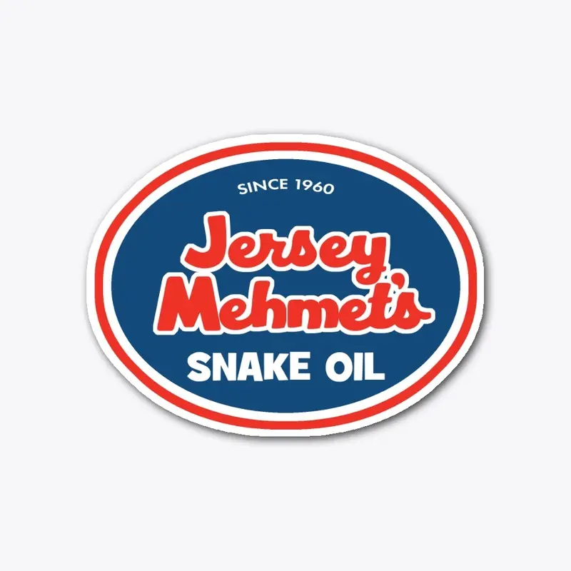 Jersey Mehmet's Die Cut Sticker