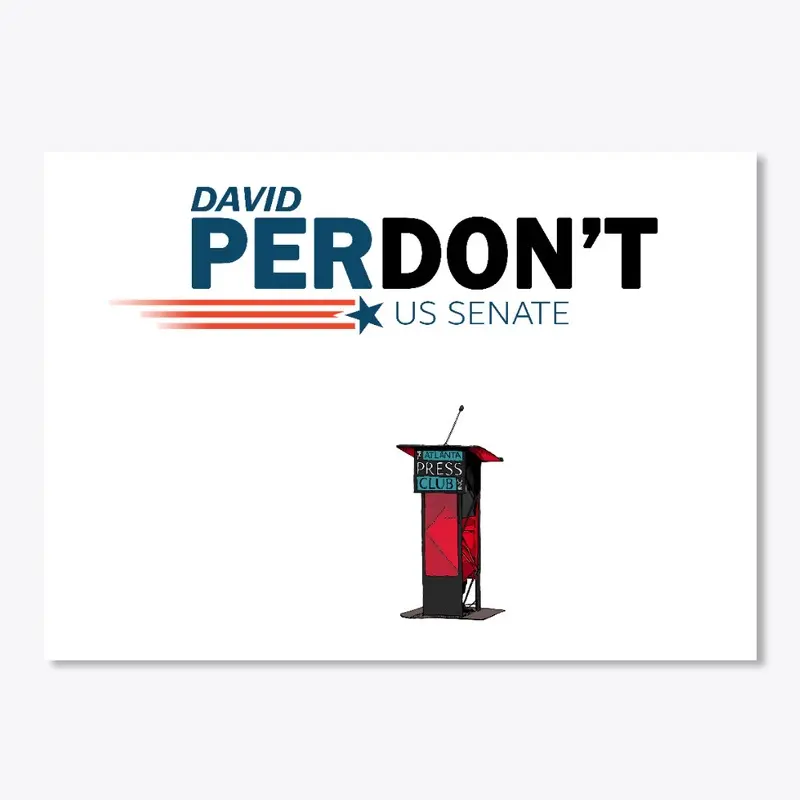 David PerDon't No-Show Sticker